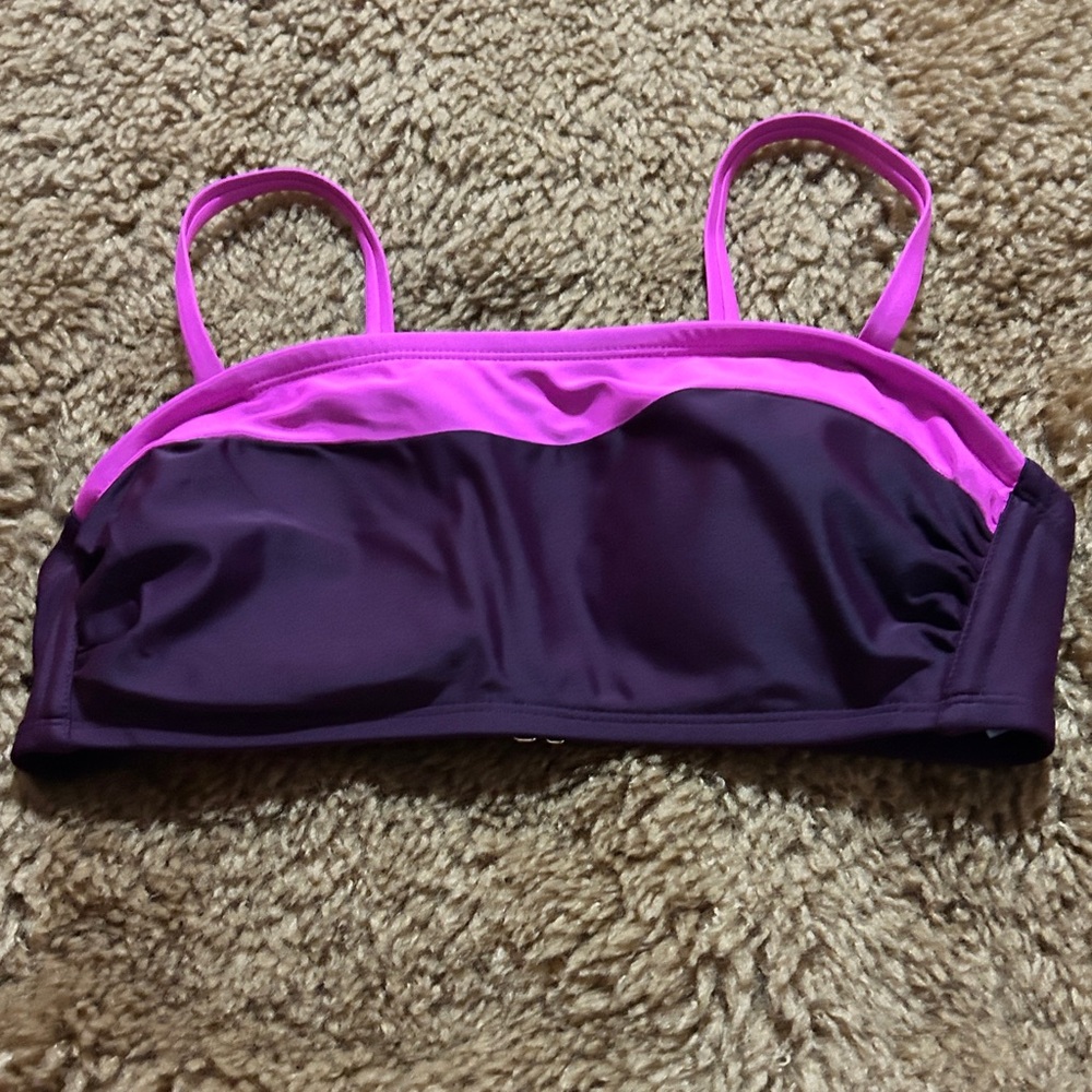 Purple and Pink Bikini Top